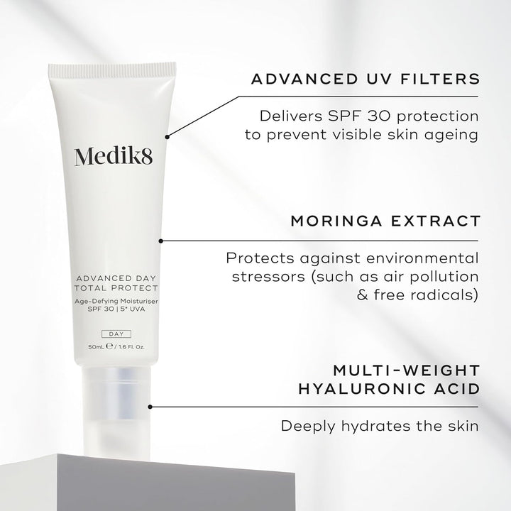 Medik8 Advanced Day Total Perfect Hidratante antienvejecimiento SPF 30 50 ml
