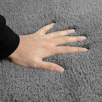 MIULEE Badematte Duschvorleger Badvorleger Flur 2er Set rutschfest Matte Teppiche Badteppich Badezim