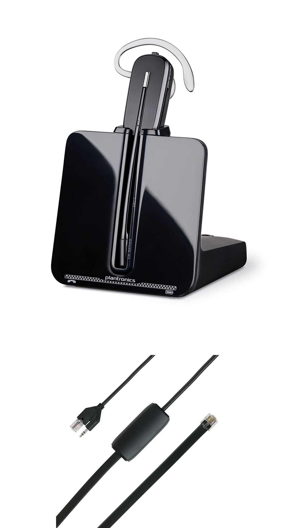 Plantronics CS540 Kabelloses DECT-Headset mit APS-11- Einohr (Mono), veränderbar (3 Tragevarianten)