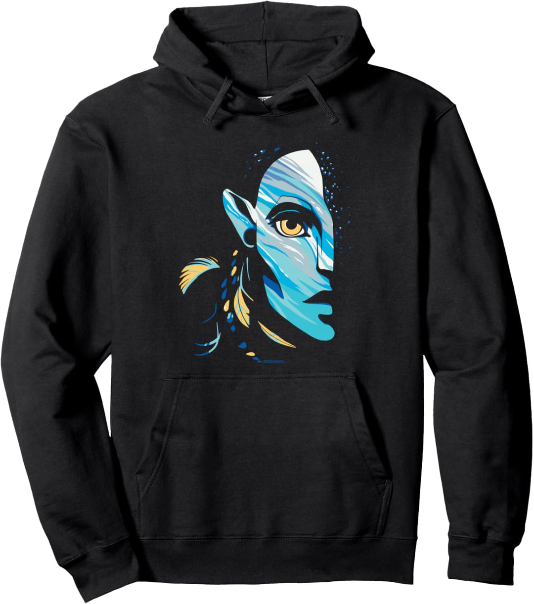 Avatar: The Way of Water Neytiri Na’vi Ocean Half Face Pullover Hoodie