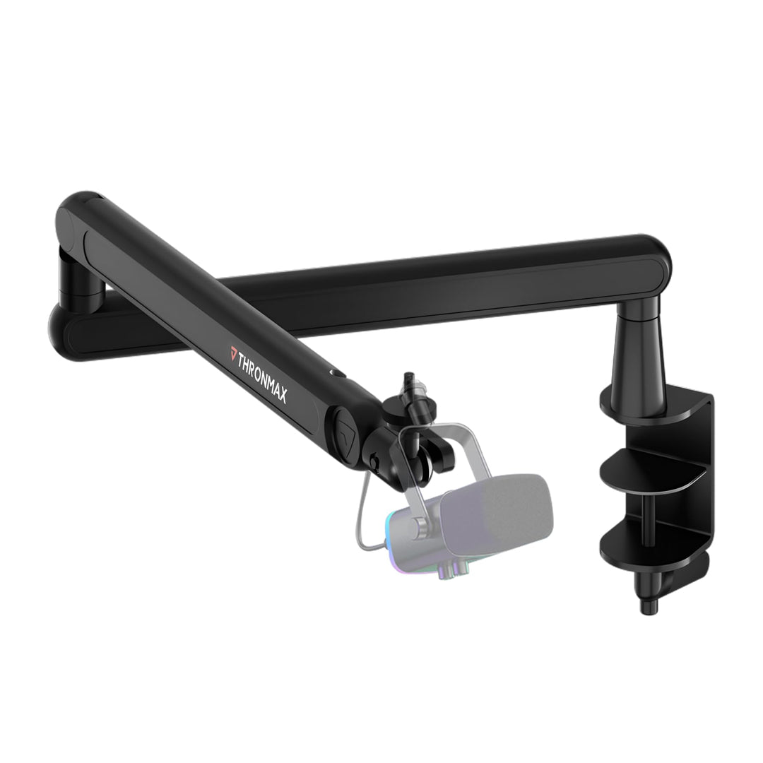 THRONMAX S7 Tune Low Profile Mic Arm, 360° drehbarer Mikrofonarm Mikrofonständer, Kabelmanagement, e