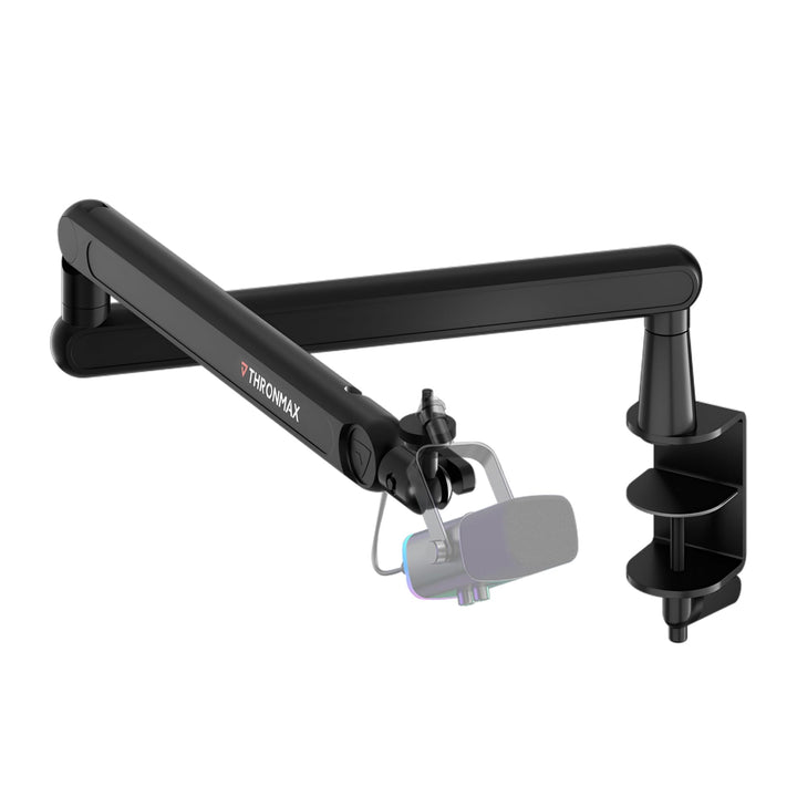 THRONMAX S7 Tune Low Profile Mic Arm, 360° drehbarer Mikrofonarm Mikrofonständer, Kabelmanagement, e