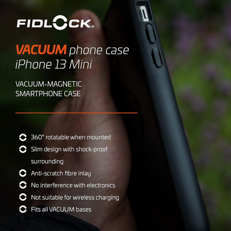 Fidlock Vacuum Smartphone-Hülle für iPhone 13 Pro Max schwarz