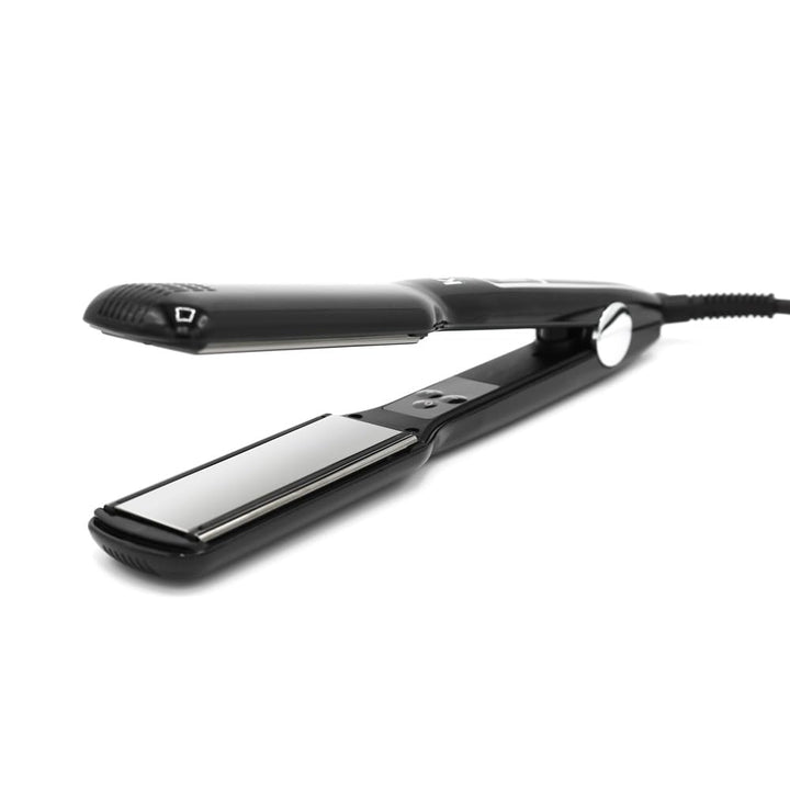 KU2 Cosmetics Haarglätteisen Bold I Extra breite 37 mm Keramik-Platten, LED-Display I 130–220 °C & 4