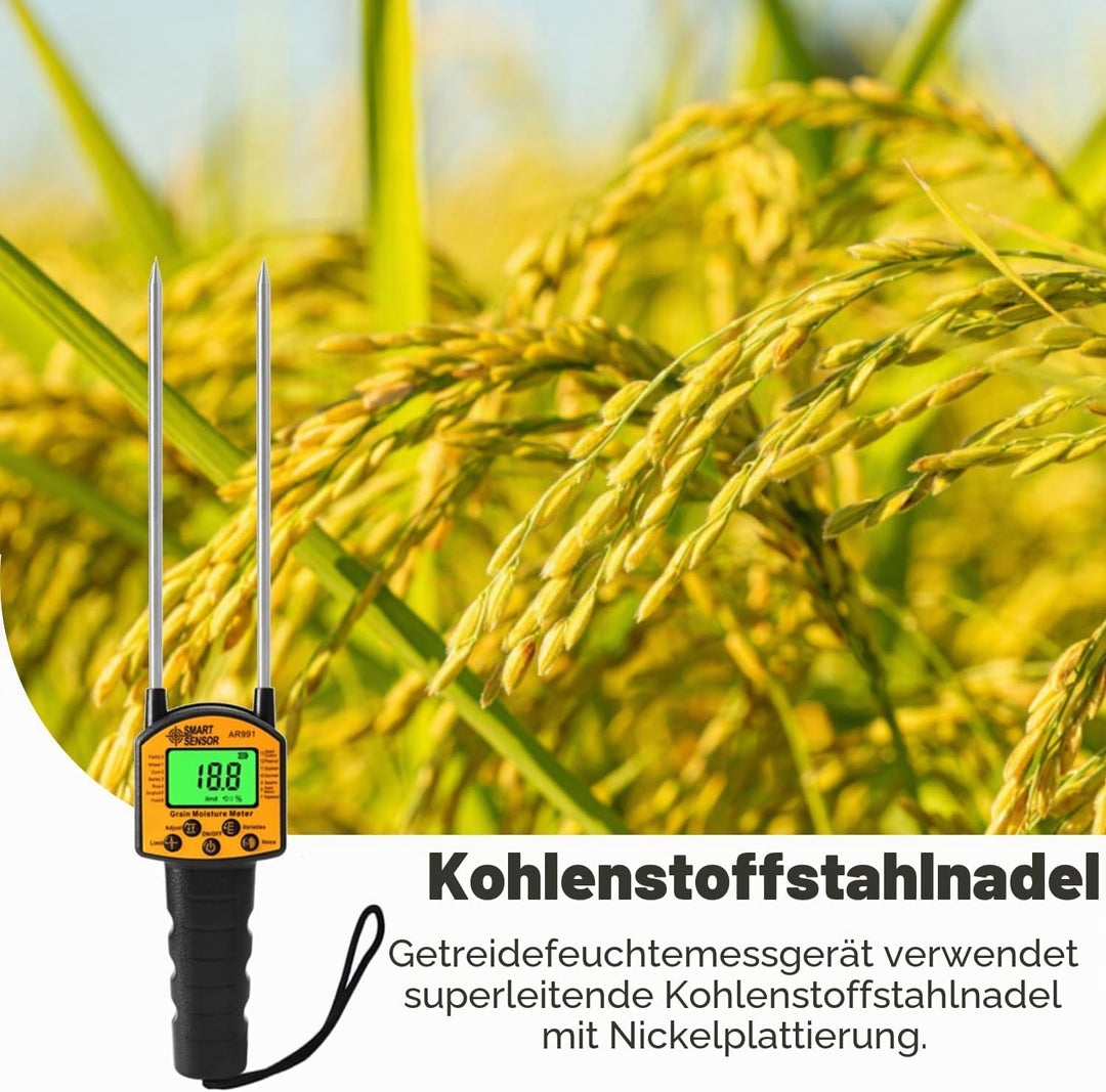 Lebensmittel-Feuchtigkeitsmesser, Tragbarer Getreide-Feuchtigkeitsmesser, Robuster, Genauer Lebensmi