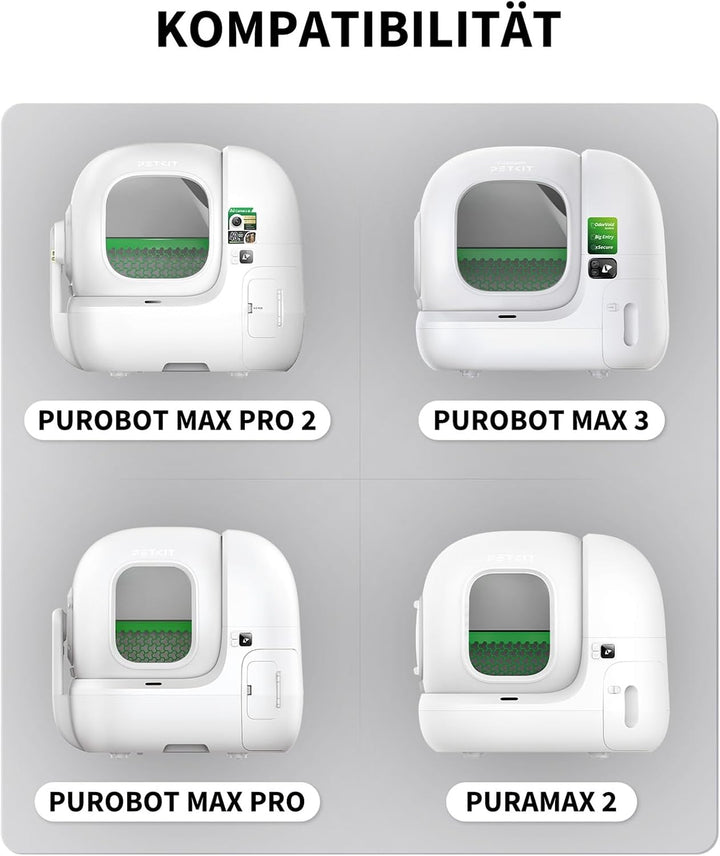 PETKIT Pura Max 2 Selbstreinigende Katzentoilette Innenpolsterung, Wasserdicht und Auslaufsicher, Kr