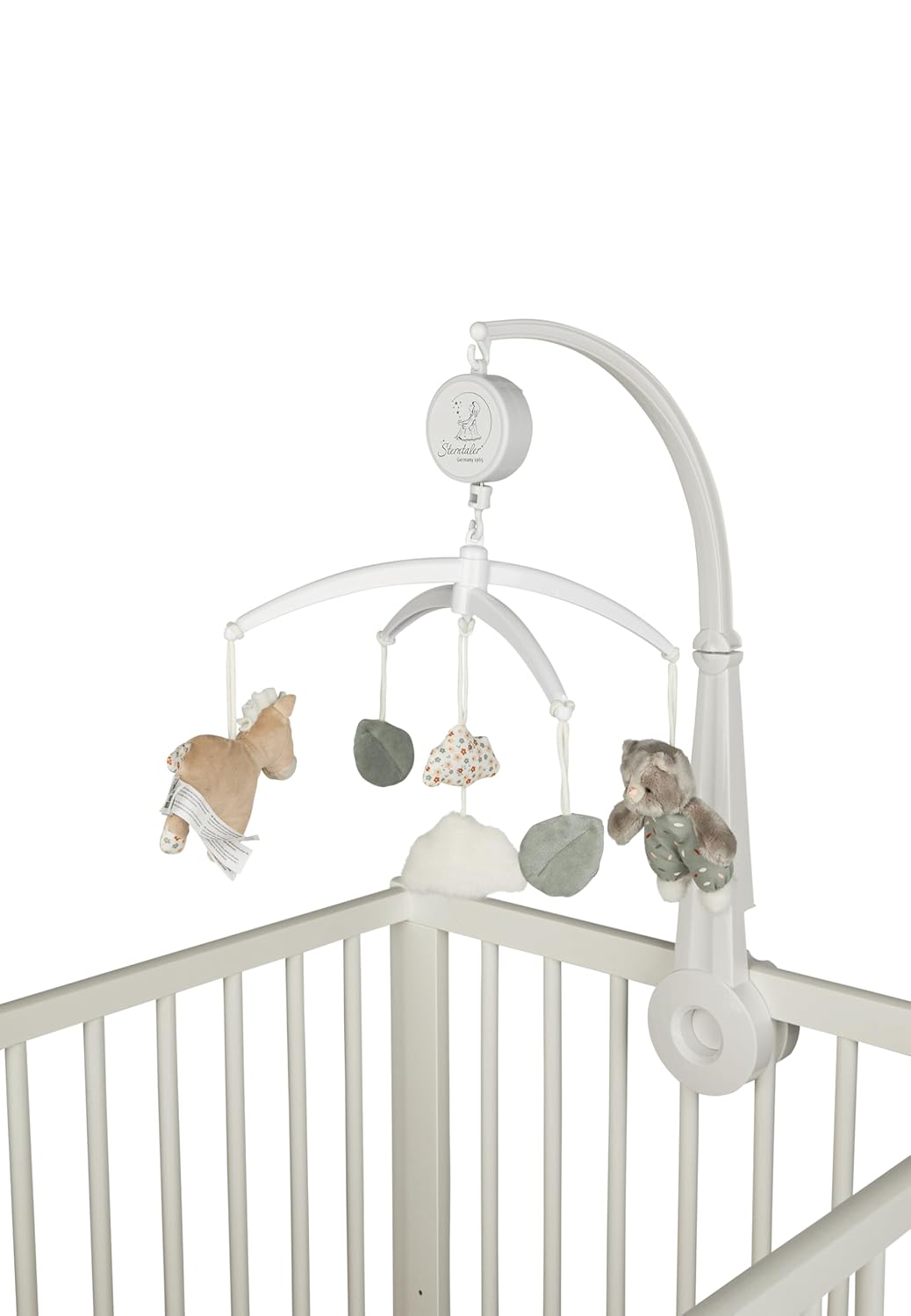 Sterntaler Mobile Bauernhof - Baby Mobile mit Plüschfiguren aus weichem Flausch & wattiert mit Polye