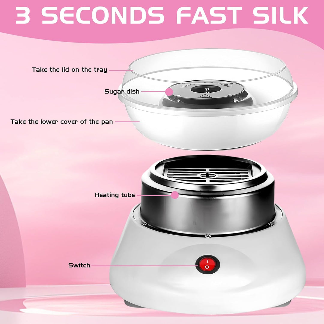 Zuckerwattemaschine Für Zuhause, Zuckerwatte Maschine, Retro Cotton Candy Machine, 450w Für Verschie