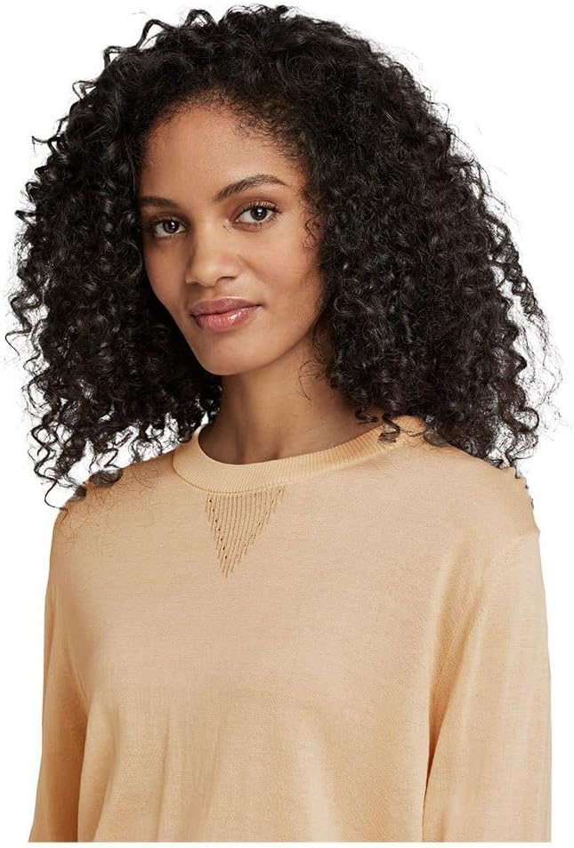 G-STAR RAW Damen Core Round Neck Strickpullover Knits XS Beige (Ivory Cream D21960-d166-d761), XS Be