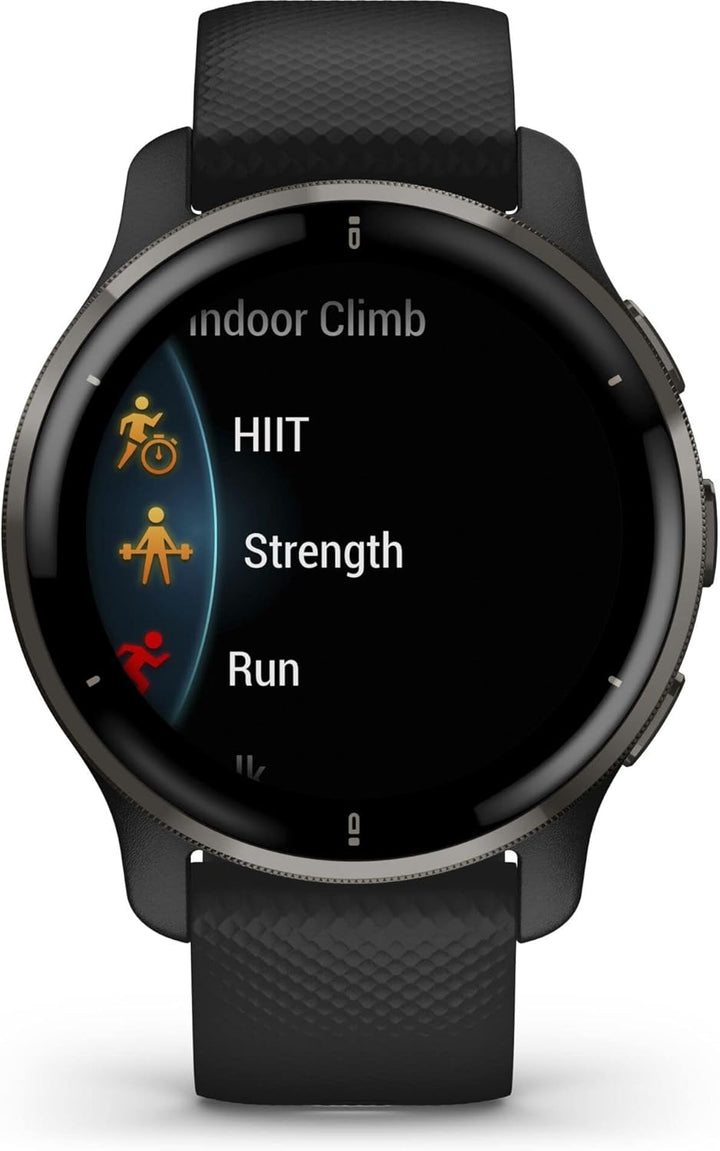 Garmin Venu 2 Plus – GPS-Fitness-Smartwatch mit Bluetooth Telefonie und Sprachassistenz. Ultrascharf