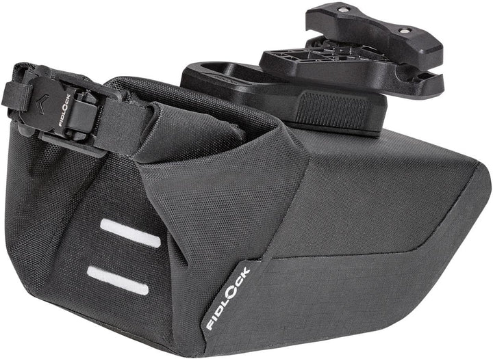 Fidlock Pinclip Saddle Bag + Base, S, Black (BLK)