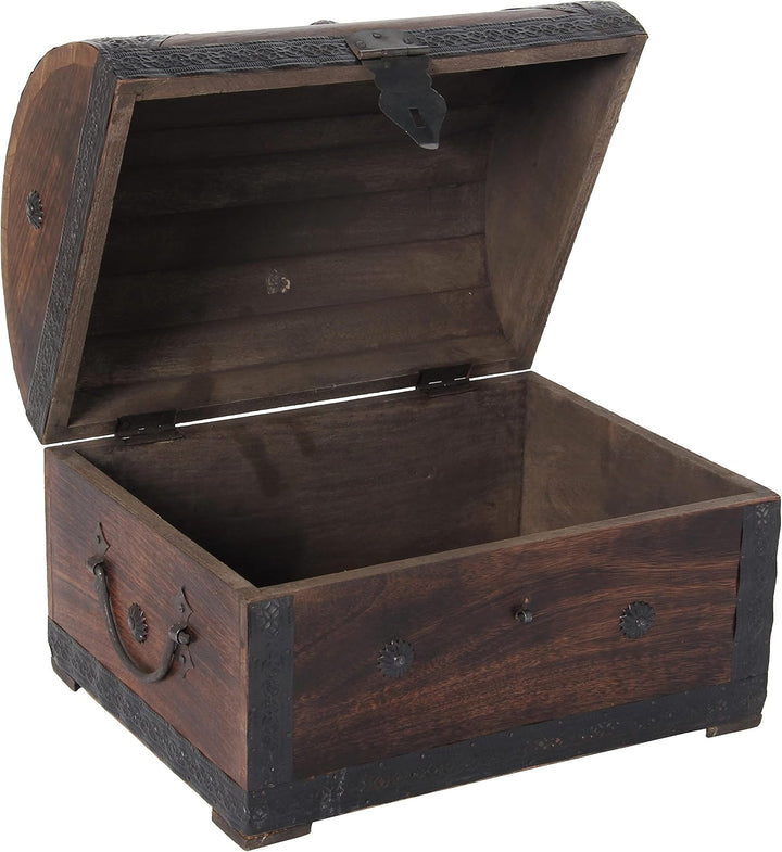 Holztruhe Schatztruhe Piratenkiste aus Massivholz von Bartl, 32 cm breit, Art.-Nr. 110313 X-Large Du