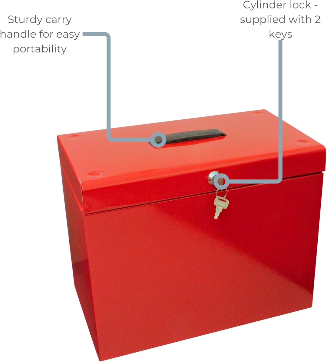 Ablagebox / Hängemappenbox (aus Metall, A4) rot Rosa Einzelbett, Rosa Einzelbett