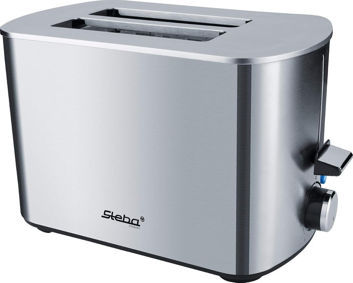 Steba TO 20 | Doppel-Schlitz Toaster | Anti-Fingerprint Edelstahlgehäuse | 7 Bräunungsstufen einstel