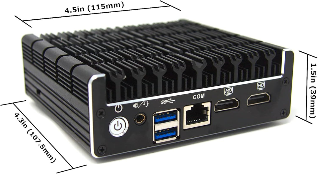 Protectli Vault FW2B - 2 Port, Firewall Micro Appliance/Mini PC - Intel Dual Core, AES-NI, 8GB RAM,