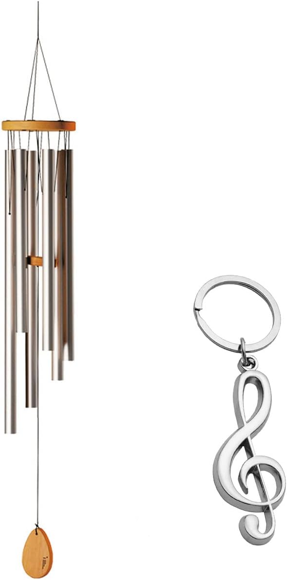 Schlagwerk CH350M Windspiel Wind Chimes + keepdrum Notenschlüssel Anhänger