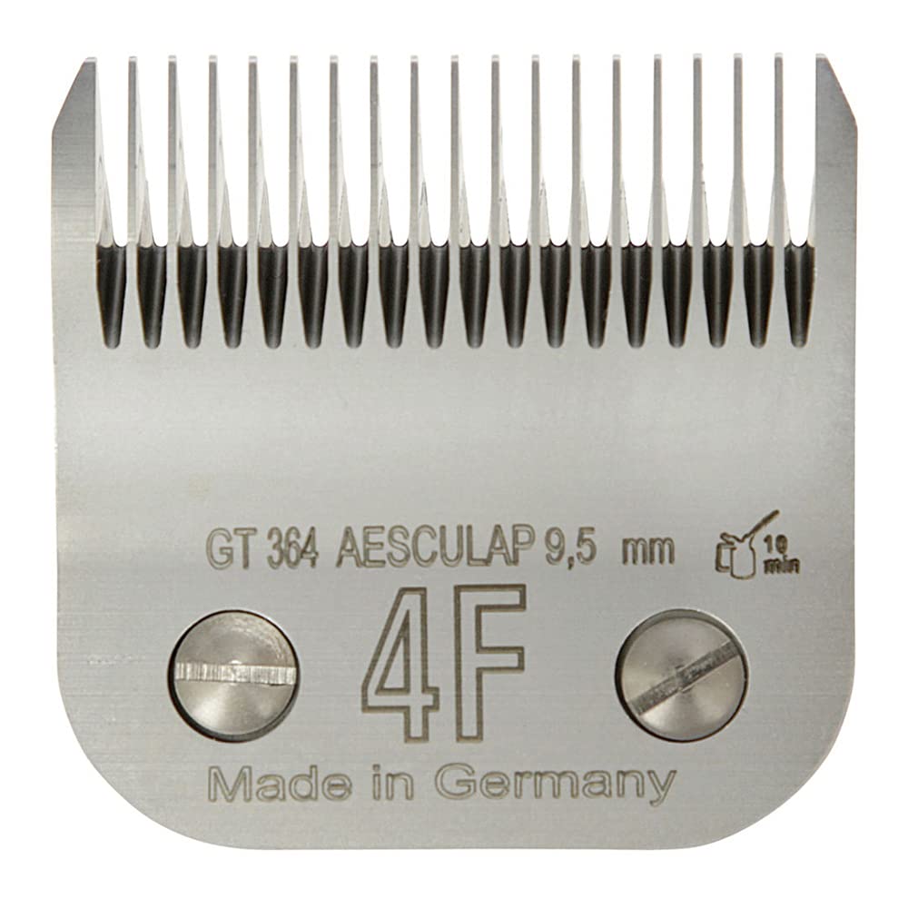 Kerbl GT364 SnapOn Aesculap Scherköpfe, 4F Scherkopf, 9.5mm Schnittlänge, 50 Stück