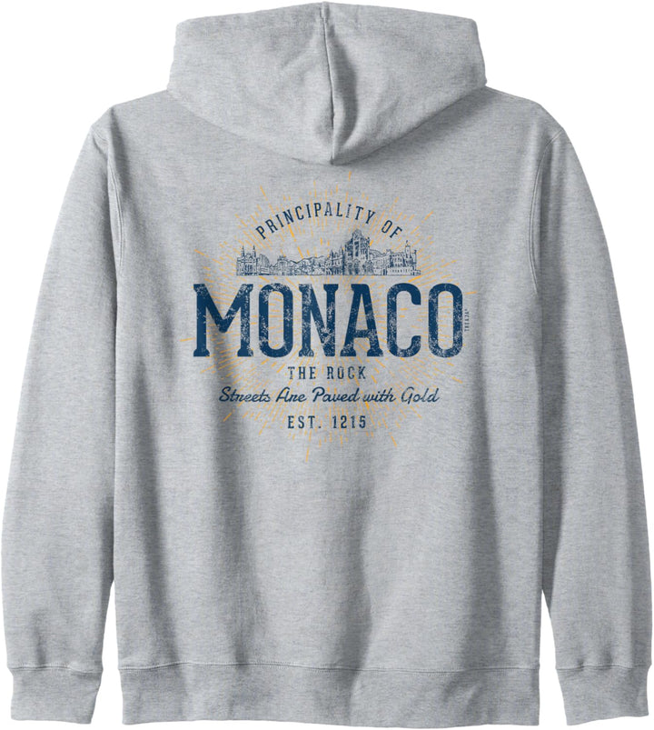 Retro Stil Vintage Monaco Kapuzenjacke