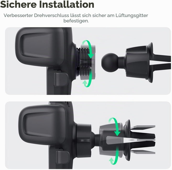 iOttie Easy One Touch 5 Kfz-Halterung für Lüftungsschlitze, für iPhone, Samsung, Moto, Huawei, Nokia