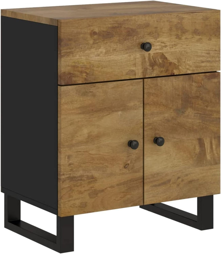Tidyard Nachttisch Nachtschrank Nachtkonsole Nachtkommode Nachtschränckchen Badschrank 50 x 33 x 60