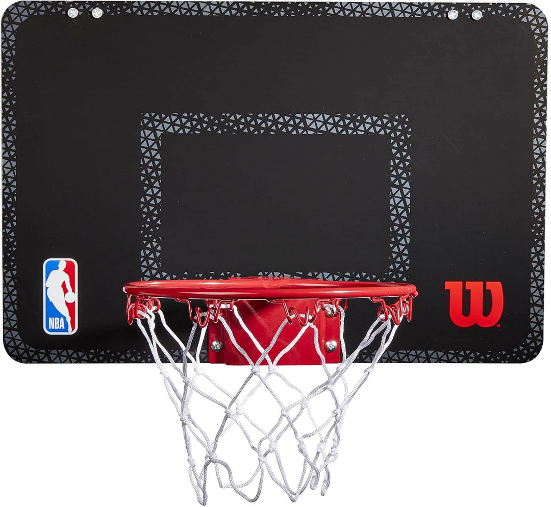 Wilson Unisex-Adult NBA Team Mini Hoop Basketball Einheitsgrösse Schwarz, Einheitsgrösse Schwarz