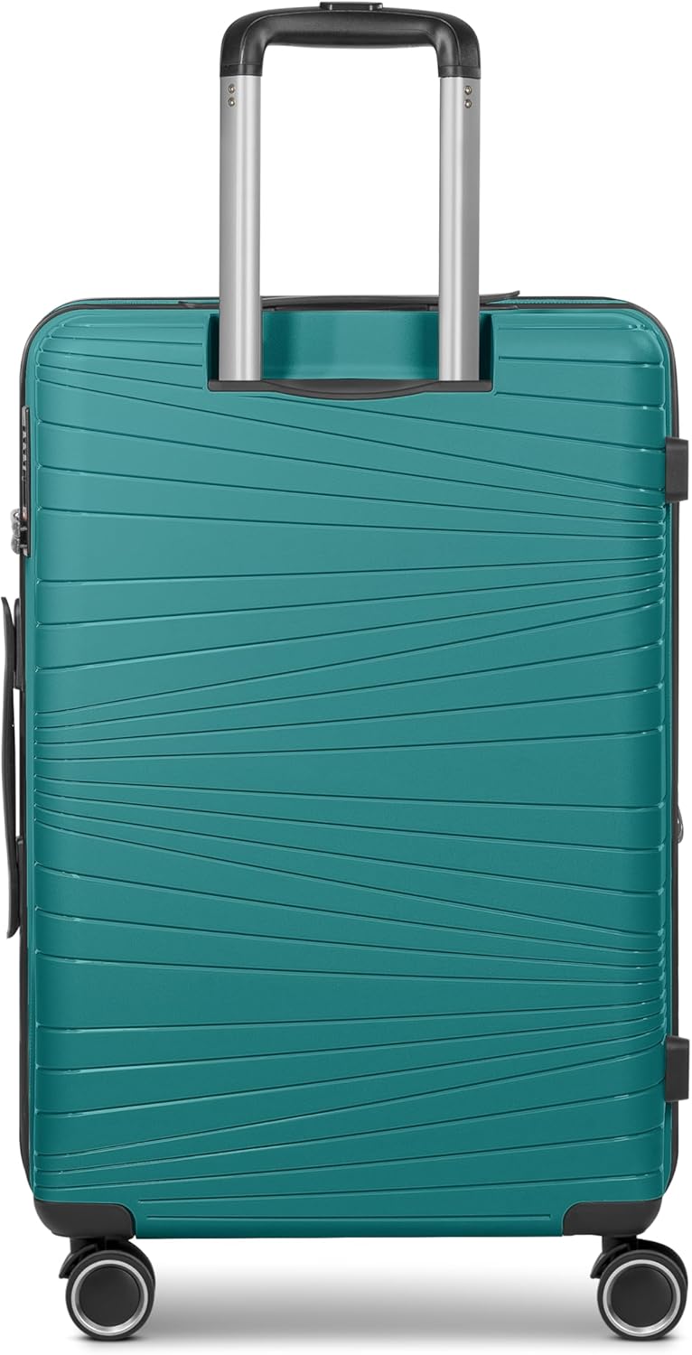 Franky Dallas 3.0 Hartschalen-Trolley mit 4 Rollen Koffer Set 3 Teilig | Ausgestattet mit TSA-Schlos