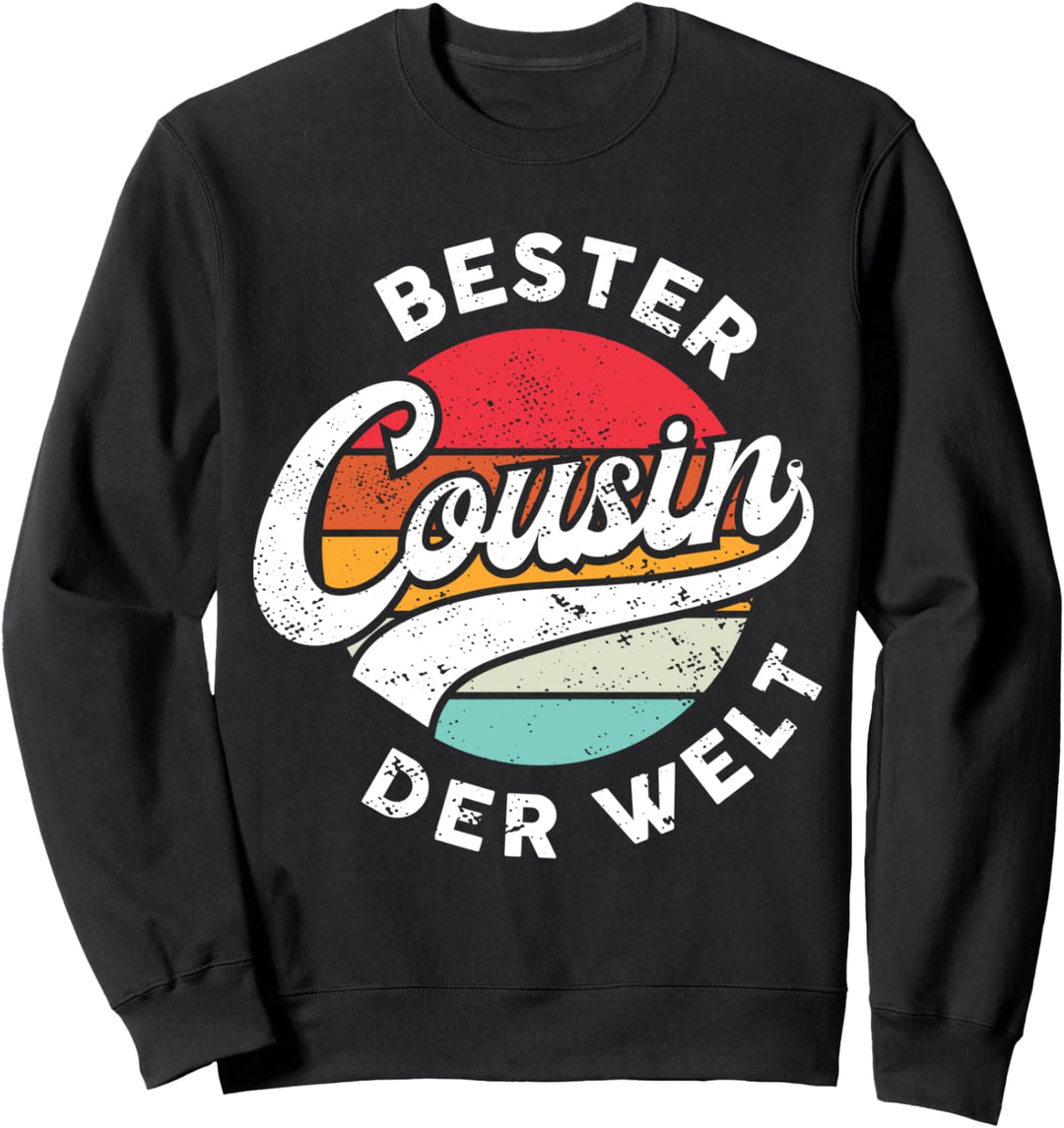 Bester Cousin der Welt Vintage Spruch Sweatshirt