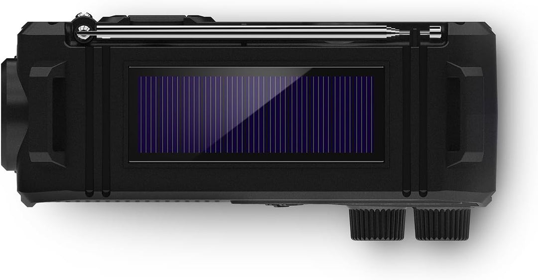 Philips TAR1609 FM/AM-Kofferradio mit internem aufladbarem Akku, AAA-Batterie und Kurbel für Reserve