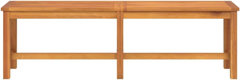 vidaXL Gartenbank 150x35x45 cm Massivholz Akazie 150 x 35 x 45 cm, 150 x 35 x 45 cm
