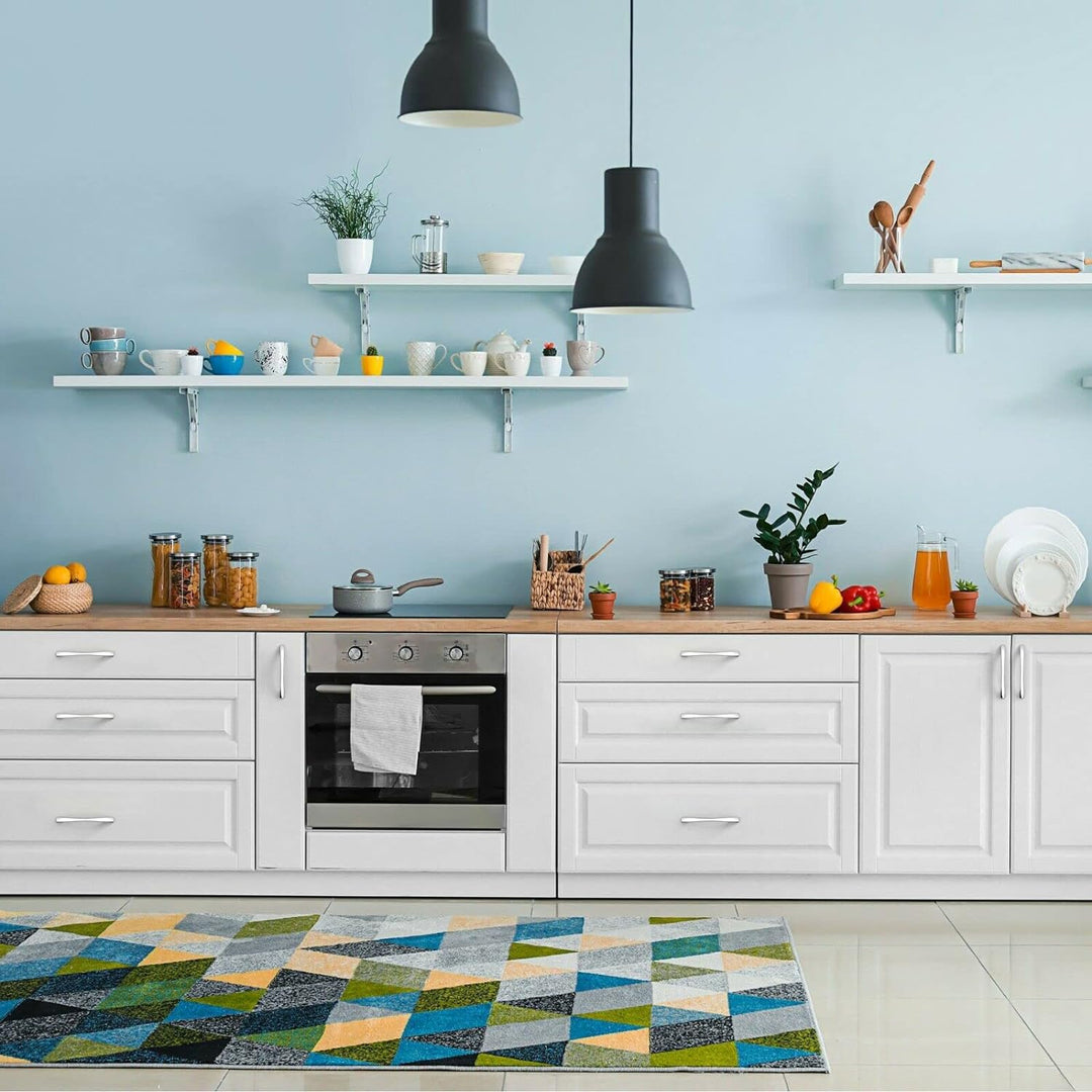 FURNIWARE 10 Stück Griffe, 128mm Lochabstand Möbelgriffe Schrankgriffe Küchengriffe Griffe Möbel Sch