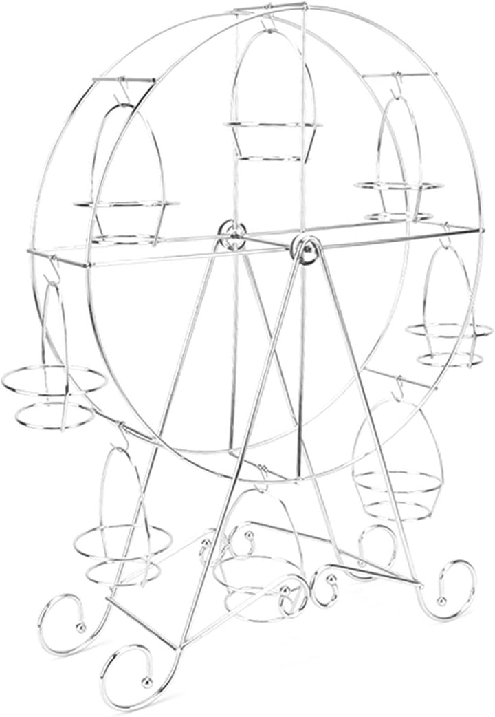 Eisen-Riesenrad-Cupcake-Halter, Drehbarer Ständer für DIY-Geburtstagspartys, Hochwertiges und Abnehm