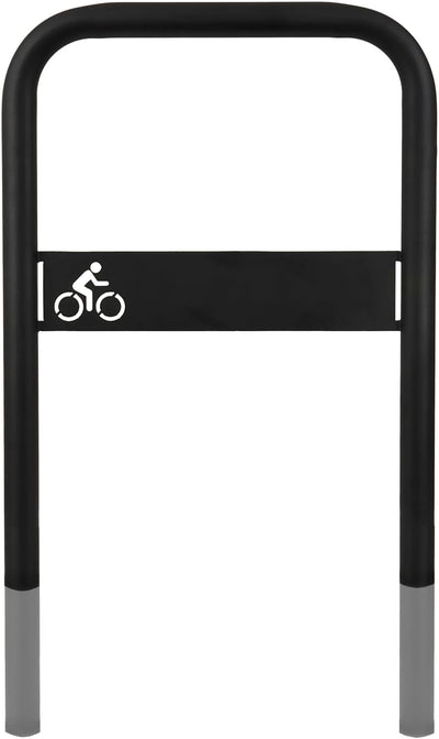MORIA DESIGN Fahrradständer 110 x 60 cm Fahrrad-LogoBodenparker für 2 Fahrräder | stabiler Fahrradha