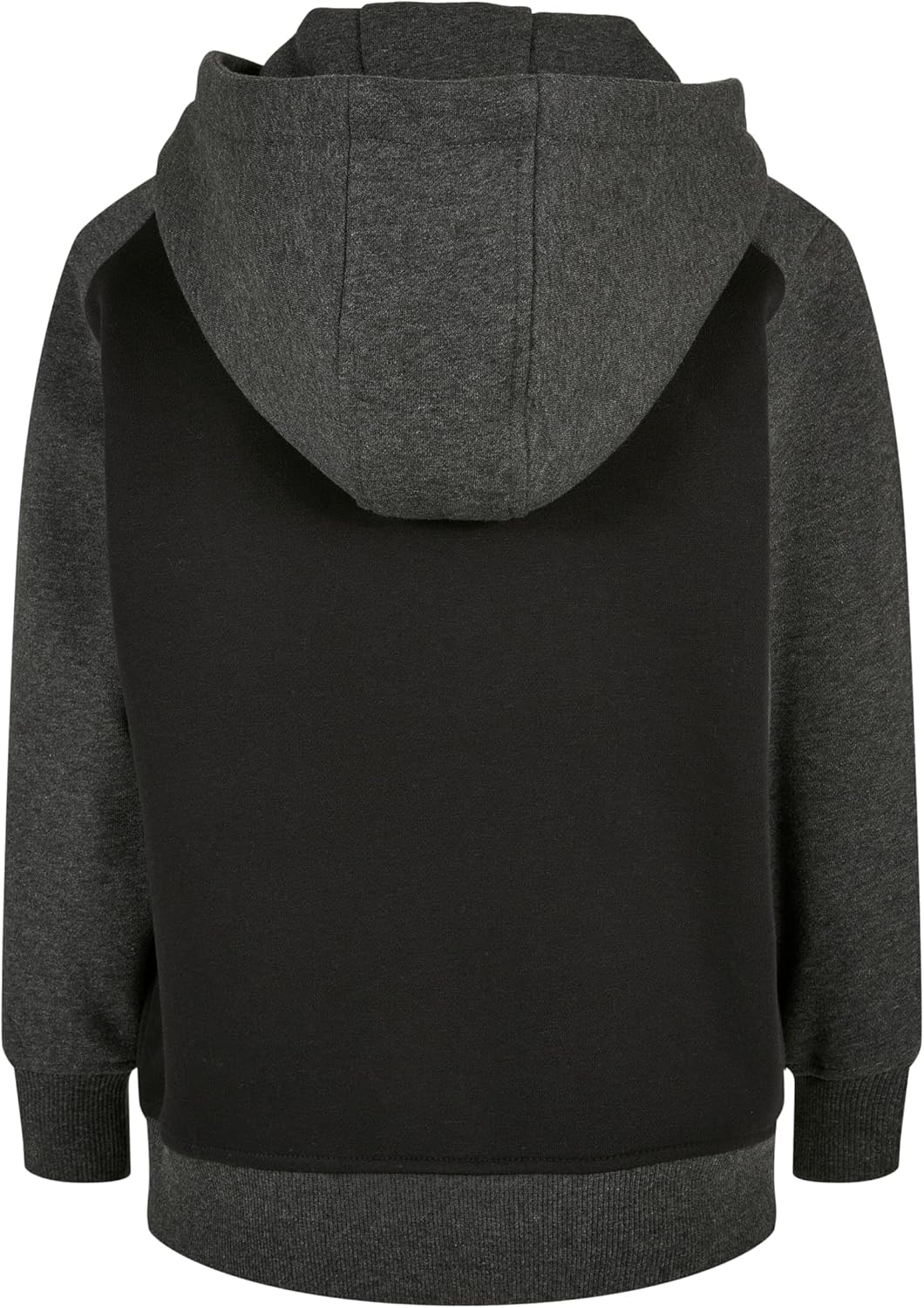 Urban Classics Herren Boys 2-Tone Fake Raglan Hoody M Black/Charcoal, M Black/Charcoal