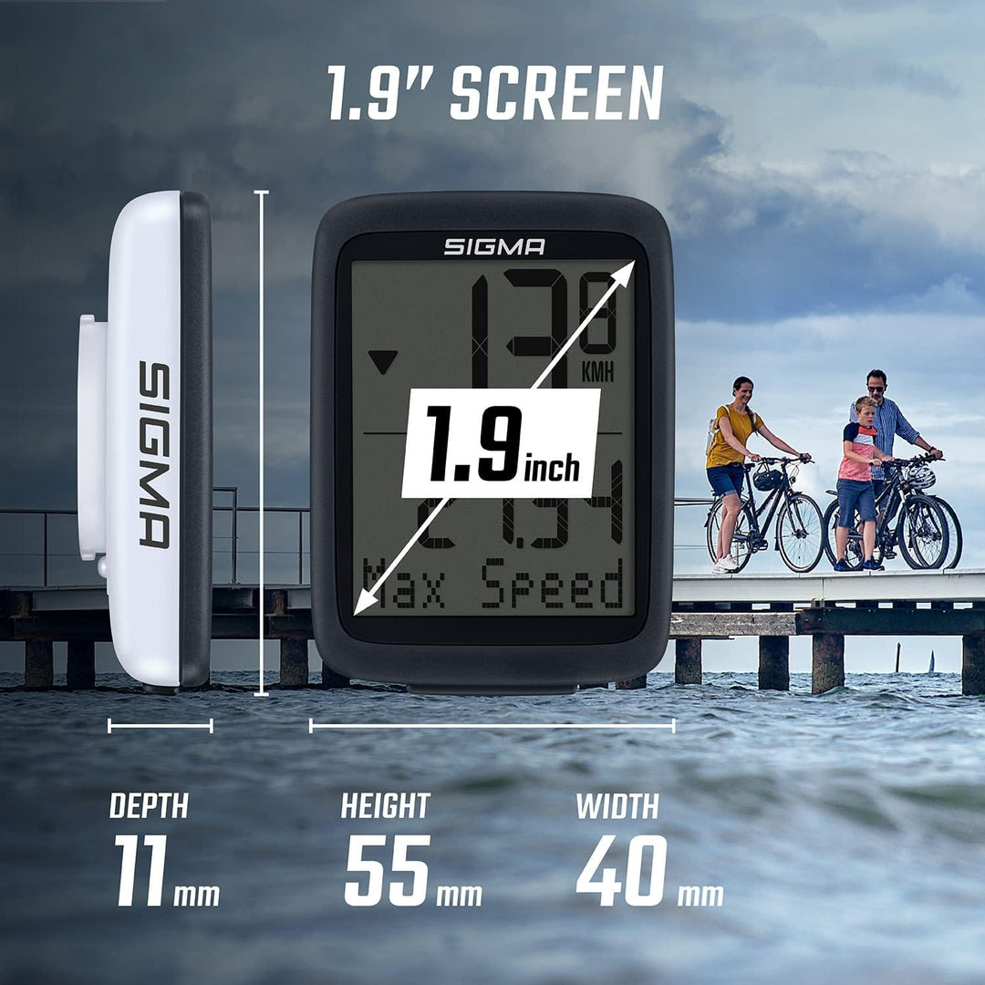 Sigma Bc 10.0 Wr Fahrradcomputer Black/White Einheitsgrösse Single, Single