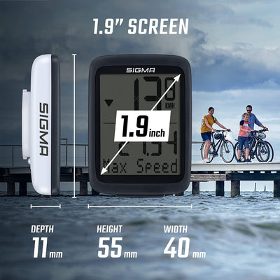 Sigma Bc 10.0 Wr Fahrradcomputer Black/White Einheitsgrösse Single, Single