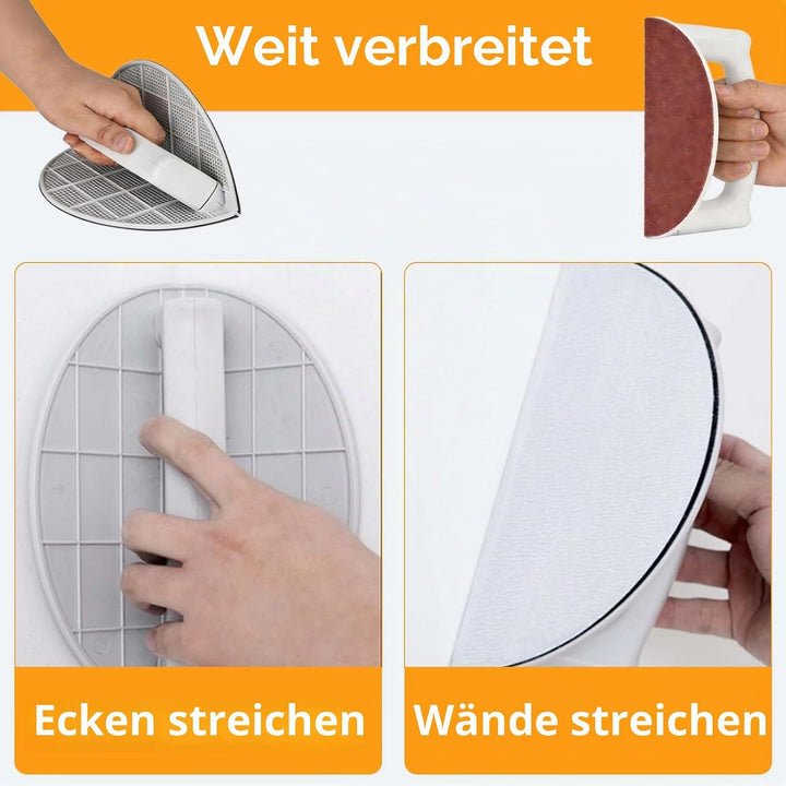 Trockenbau-Eckenschleifer Set FORMVERSITY, 5 Zoll Multifunctional Semi Circular Angle Sanding Sandpa
