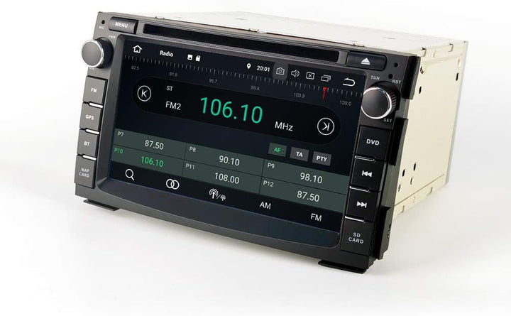 Kompatibel mit: Kia Cee'd Venga 7" Touch Android Autoradio DVD GPS Navi CarPlay AndroidAuto