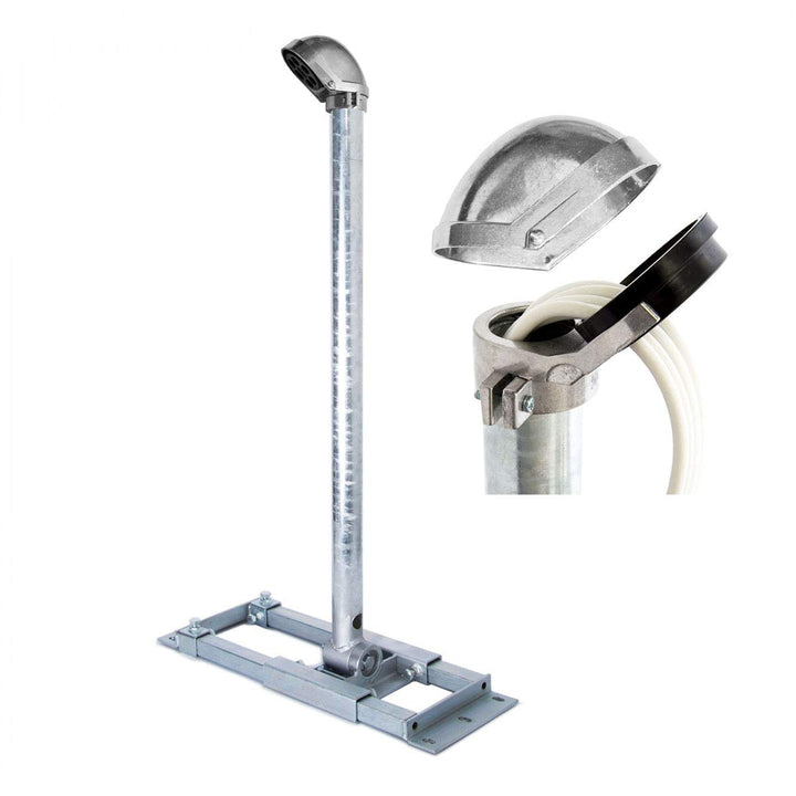 Premium X Deluxe X90-48 Dachsparrenhalter 90cm Mast Ø 48mm SAT Dach-Sparren-Halterung inkl. ALU-Mast