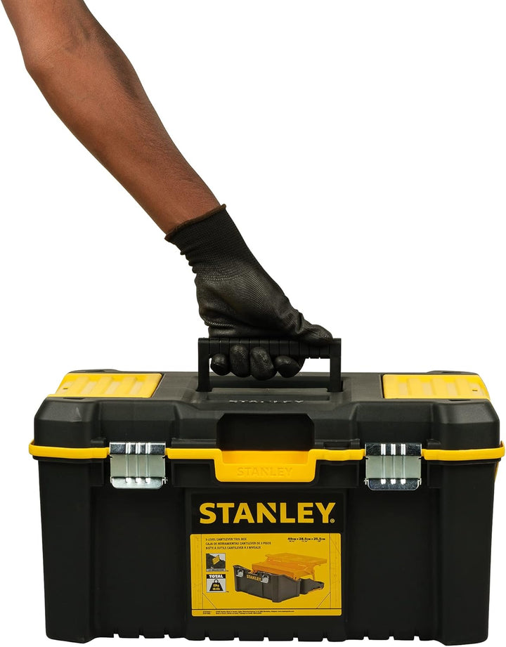 Caja de herramientas Cantilever Essential con cierres metálicos 19"/48 cm
