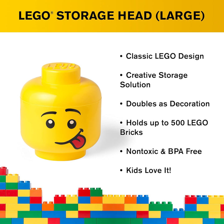 LEGO Large Silly Stackable Storage Head, Boy