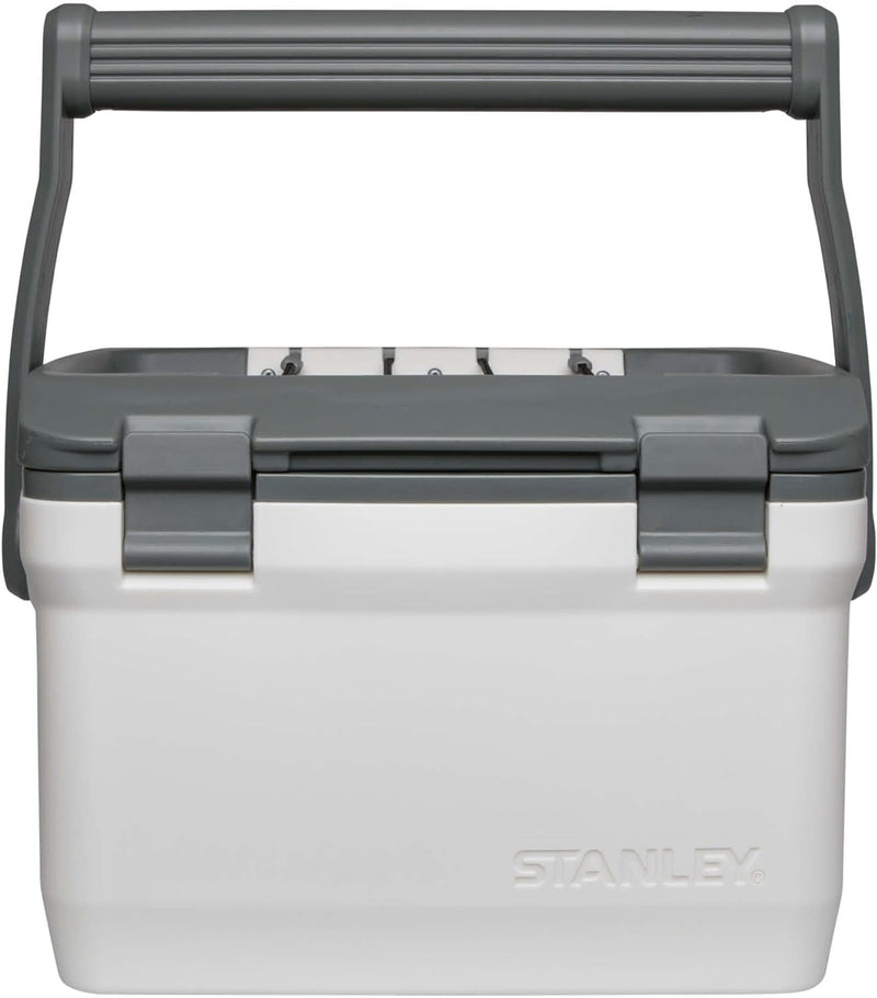 Stanley Adventure Outdoor Cooler 6,6 Liter / 7QT Polar Weiss - Camping Kühlbox Klein - BPA-frei - De