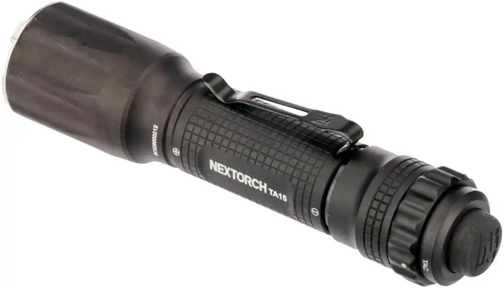NEXTORCH TA15 TA15 Taktische Backup LED Taschenlampe, EDC, Prepper, 600 Lumen, Kopf mit Nano- Kerami