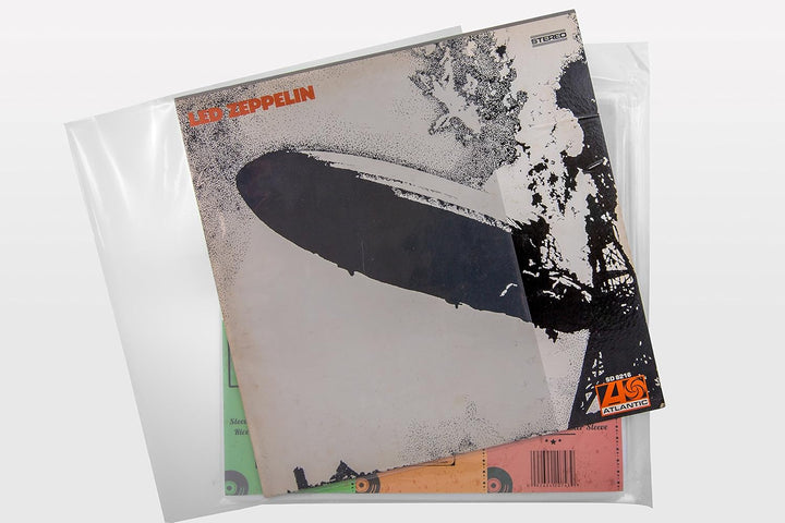 Invest In Vinyl Schallplattenhüllen aus Kunststoff, transparent, 3 mm x 31,8 cm, 32,4 x 31,8 cm, 100