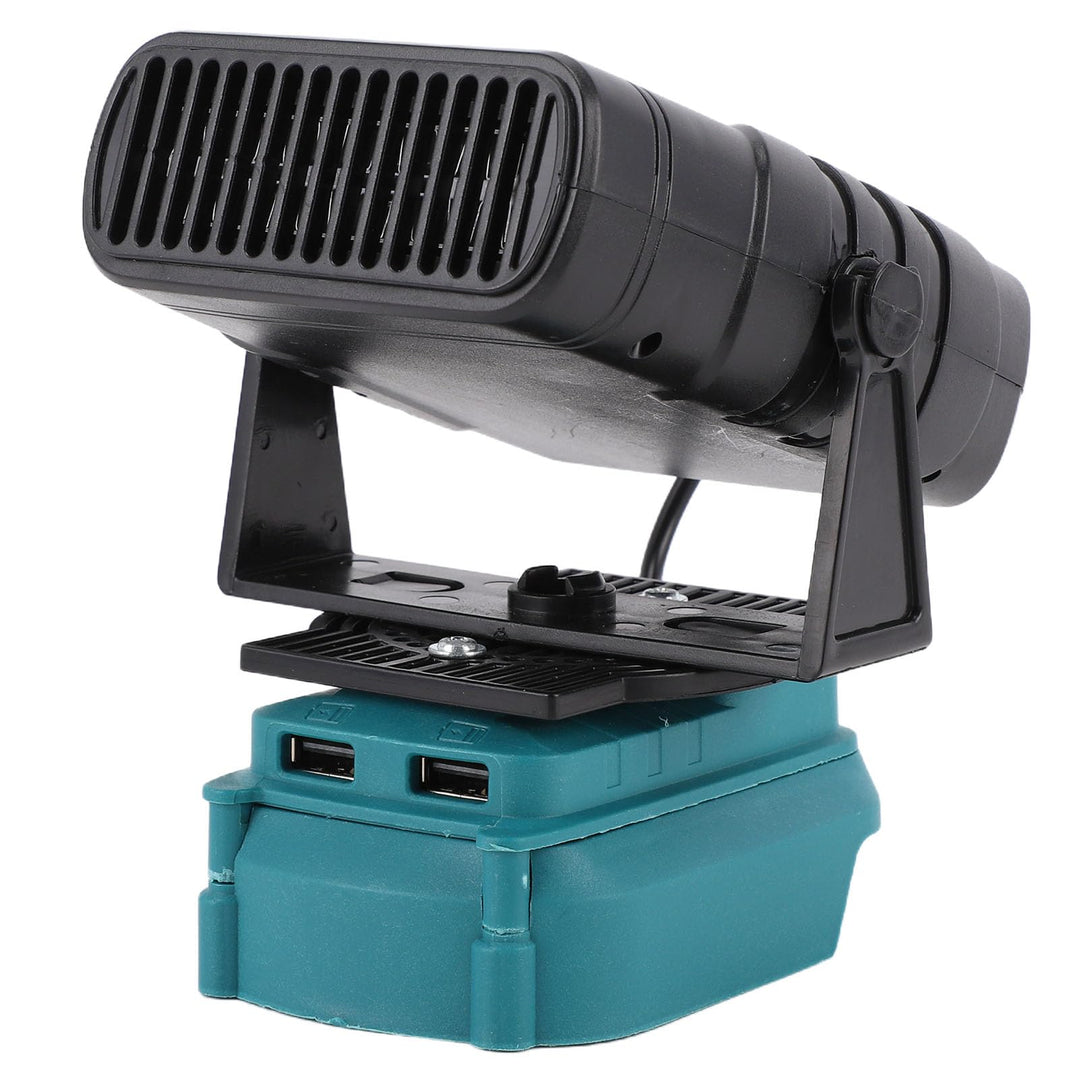 Kleine Raumheizung, 200 W, 2 Gänge, Temperatureinstellungen, Batteriebetriebene Heizung, 2 USB-Leise