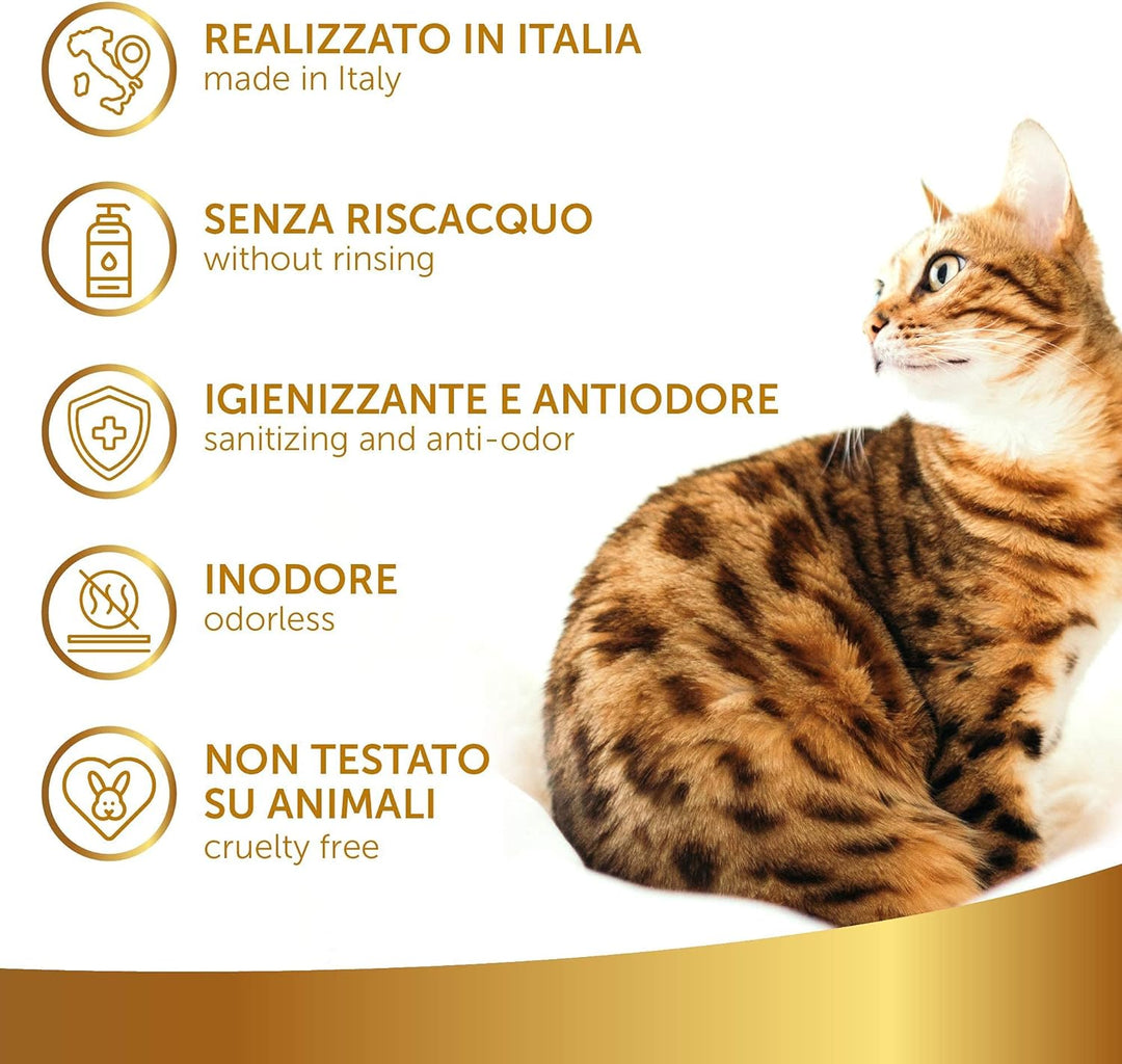Katzentoiletten Geruchsentferner Spray, 500ml - Deodorant natürlich Gegen Katzenurin und Tiergerüche