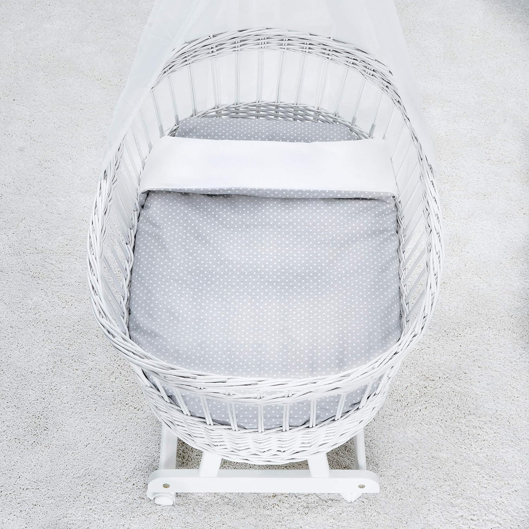 Fillikid Babybettwäsche - Deckenbezug 80x80 cm, Kissenbezug 35x40 cm - 100% Baumwolle - Kinder Bettw