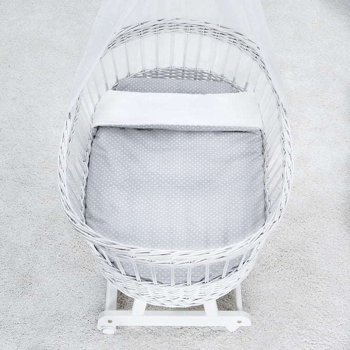 Fillikid Babybettwäsche - Deckenbezug 80x80 cm, Kissenbezug 35x40 cm - 100% Baumwolle - Kinder Bettw