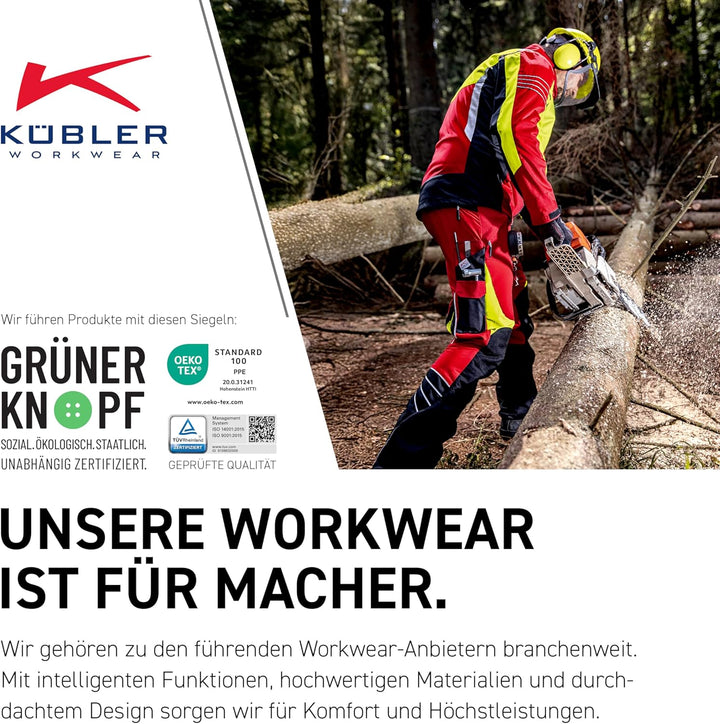 KÜBLER Workwear Herren Jacke Jacke, Grün