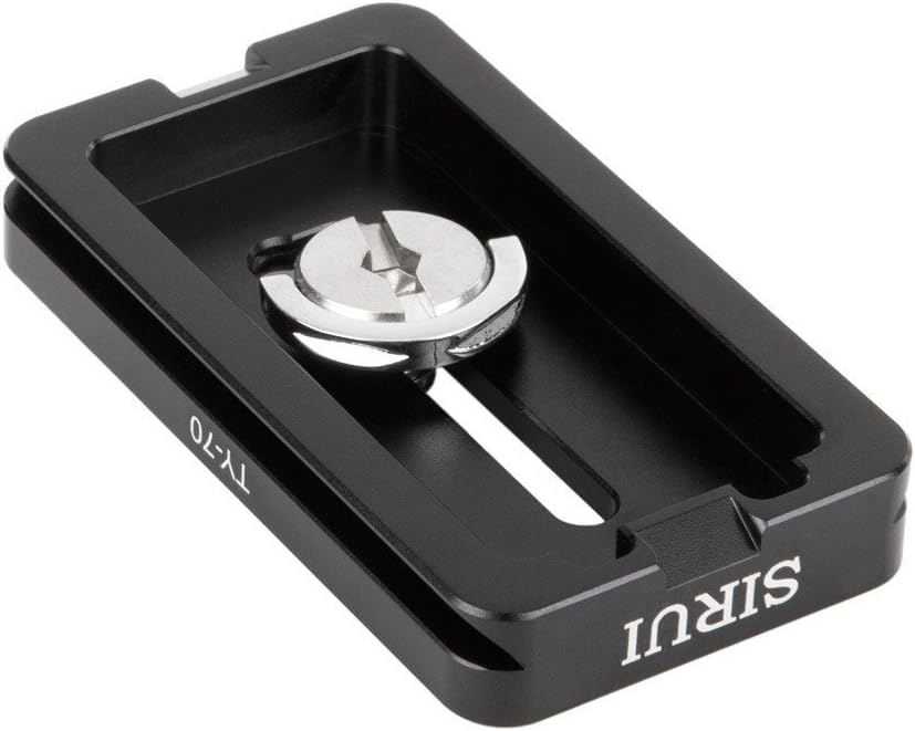 SIRUI TY-70 Schnellwechselplatte (Alu, 1/4", 39x70mm, 37.2g, Sliding Stopper, für SIRUI und Arca-Swi