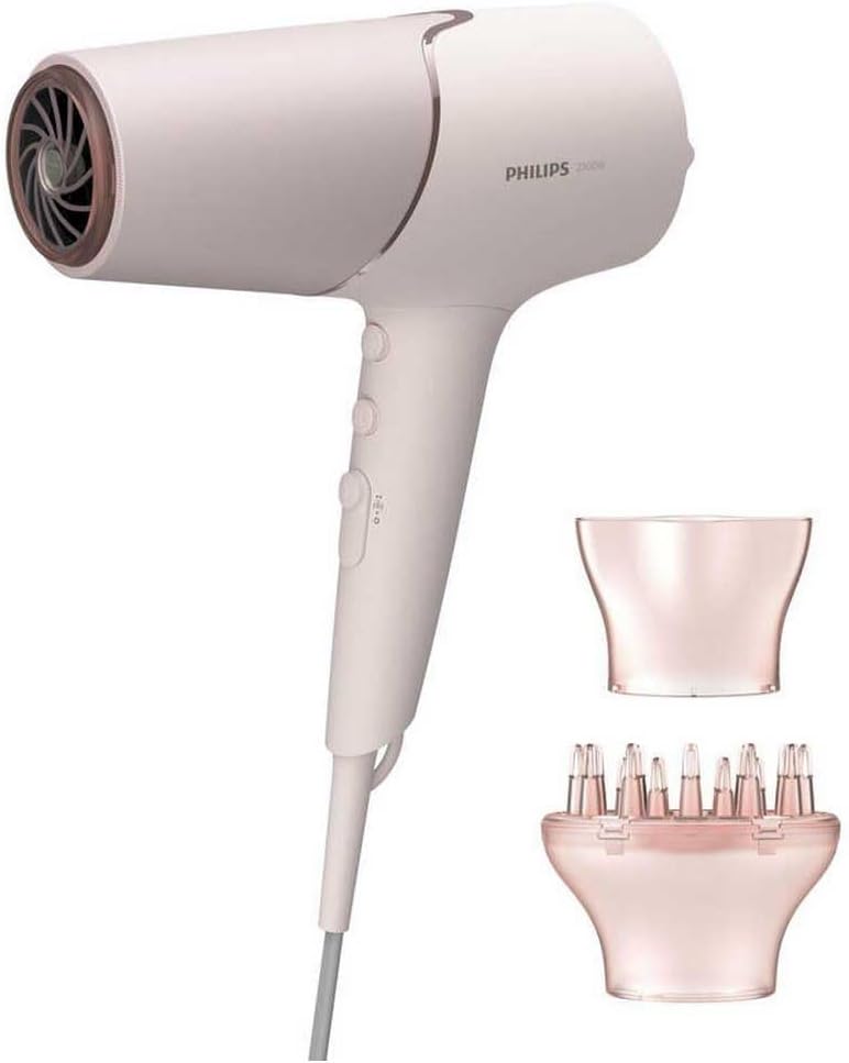 Philips Series 5000 Haartrockner mit ThermoShield Technologie - 2300W, Ionisierungsfunktion, 6 Hitze